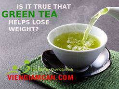 Uống trà xanh để giảm cân đúng cách